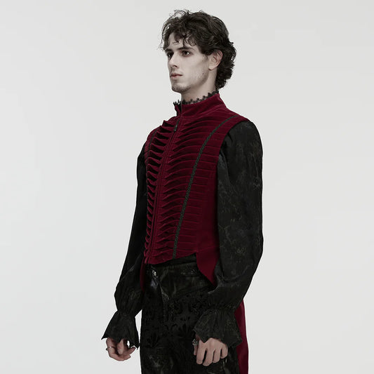 Arcane Regent Blood Velvet Vest