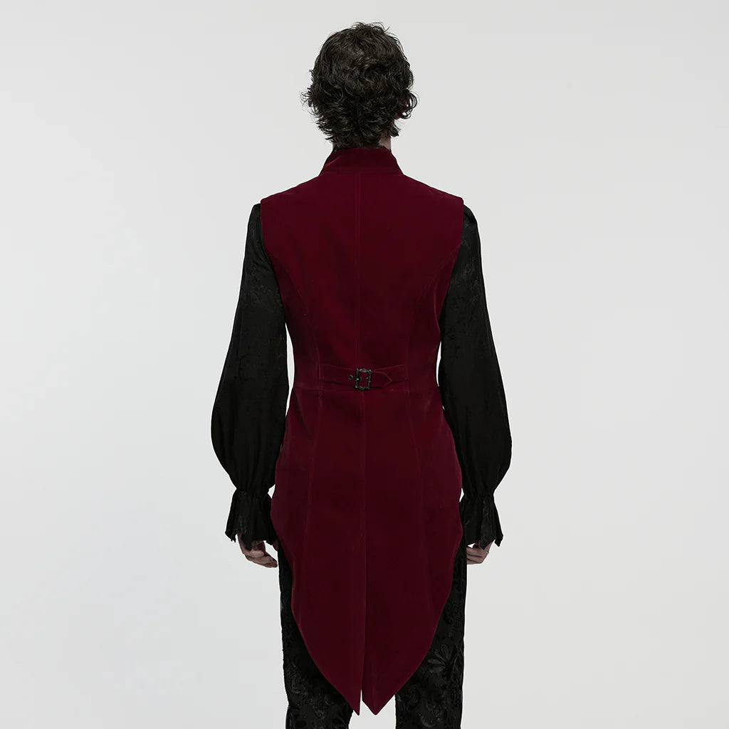 Arcane Regent Black Velvet Vest