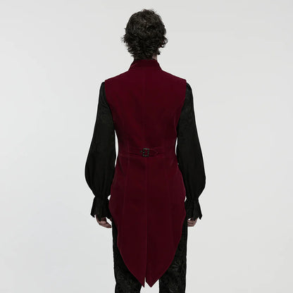 Arcane Regent Black Velvet Vest