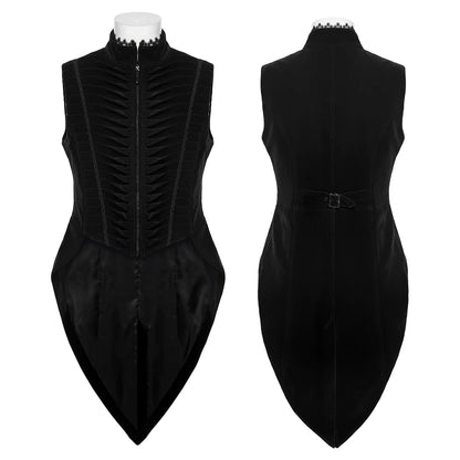 Arcane Regent Black Velvet Vest
