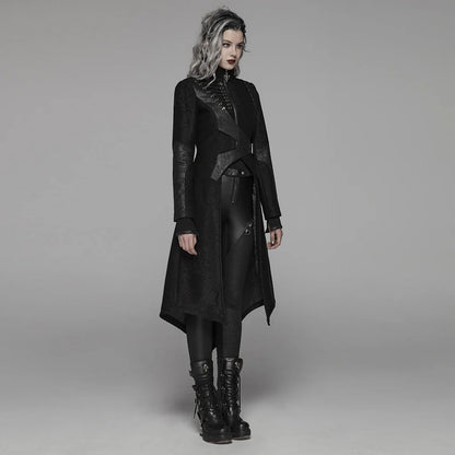 Nebulos Gothic Asymmetrical Punk Jas