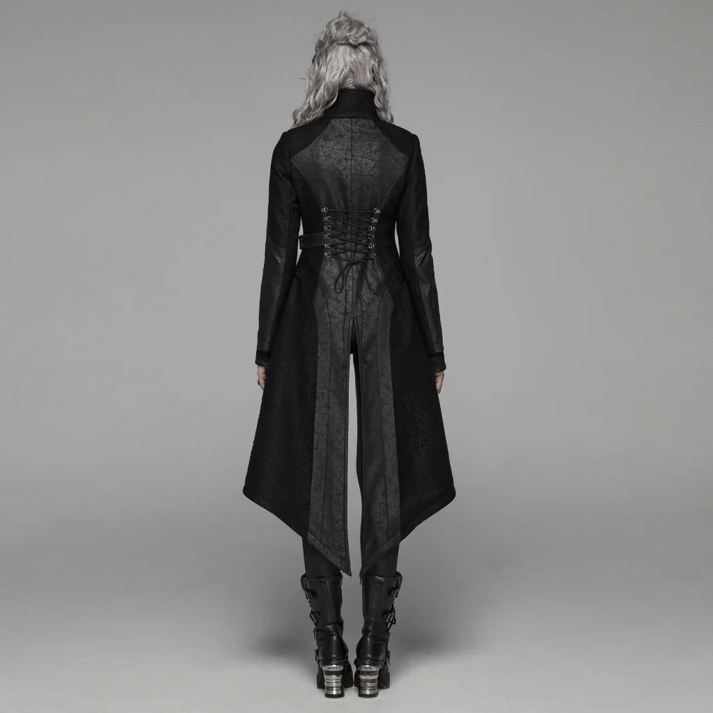 Nebulos Gothic Asymmetrical Punk Jas