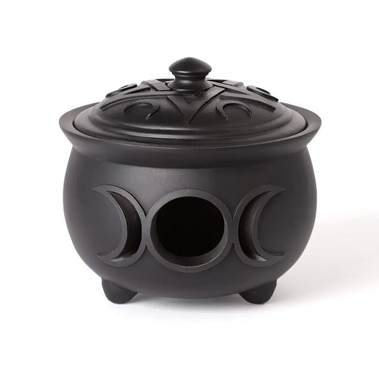 Alchemy - Triple Moon Cauldron Pot