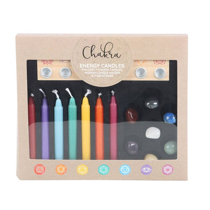 Chakra Energy Cadeauset - Kaars en Kristal
