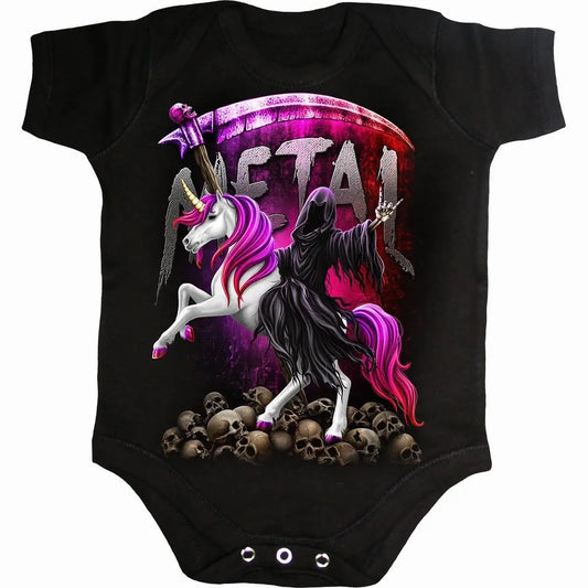 Metallicorn Baby Romper