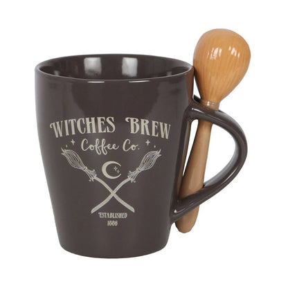 Witches Brew Coffee Co. Halloween mok en lepel