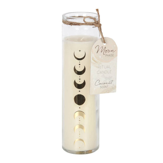 Moon Phase Coconut Tube-kaars