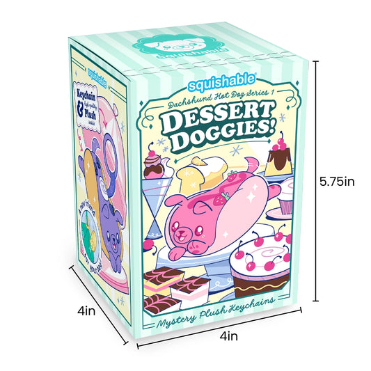 Squishable - Teckel Hotdog Blind Box (S1) - Micro-Sleutelhangers