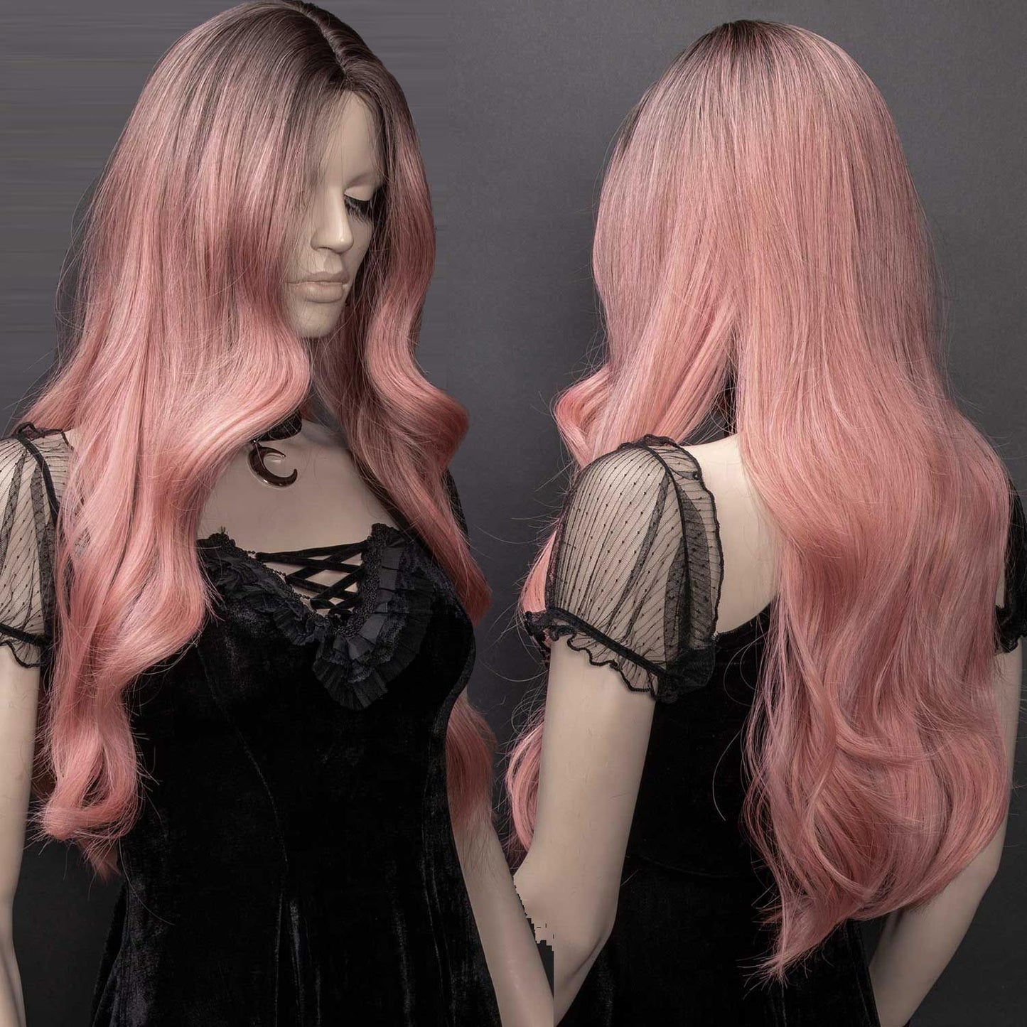 Saturnalia Pink Pruik