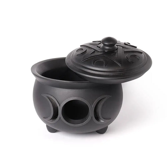 Alchemy - Triple Moon Cauldron Pot