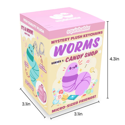 Squishable - Worm Blind Box (S1) - Micro-Sleutelhangers