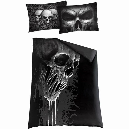 Skull Scroll Dekbedovertrek (1 pers)