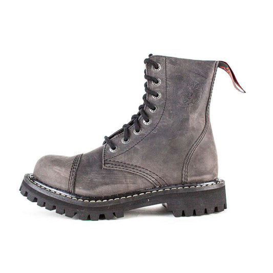 Angry Itch - 8 Eye Vintage Dark Brown Ranger