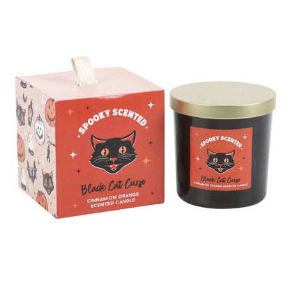 Black Cat Curse Cinnamon Halloweenkaars
