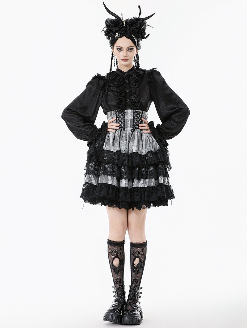 Lalitha Layered Puffed Rok