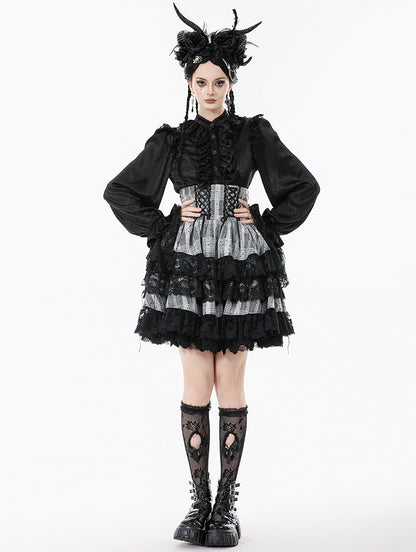 Lalitha Layered Puffed Rok