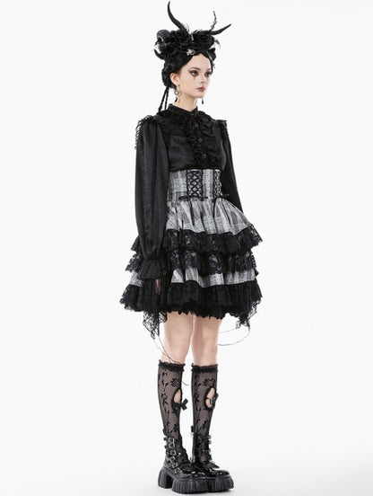 Lalitha Layered Puffed Rok