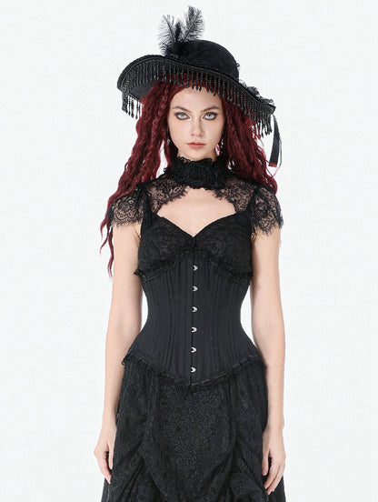 Dark In Love - Mourning Princess Underbust Corset