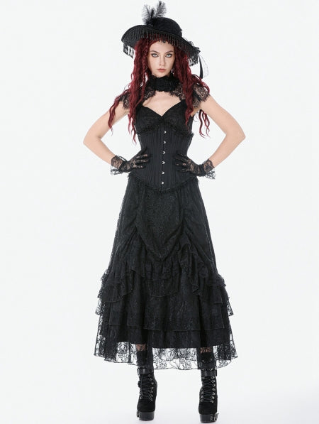 Dark In Love - Mourning Princess Underbust Corset