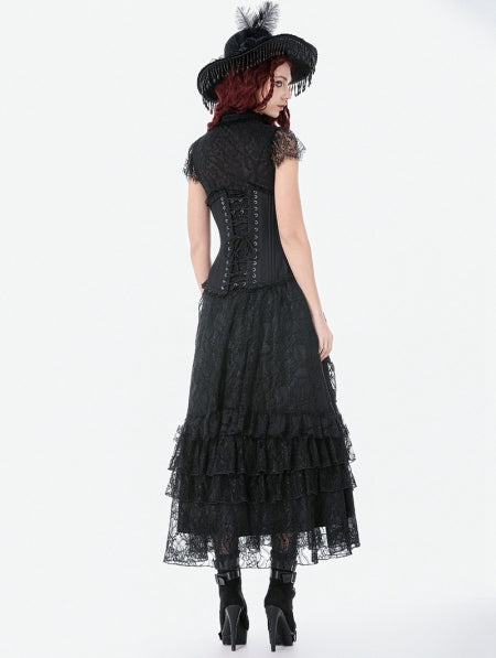 Dark In Love - Mourning Princess Underbust Corset