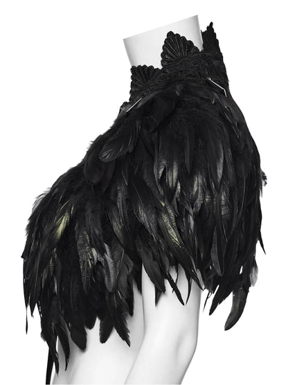 Black Swan's Palace Feather Bolero