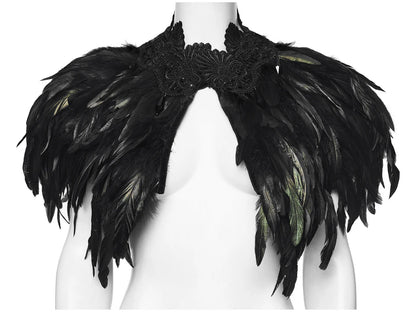 Black Swan's Palace Feather Bolero
