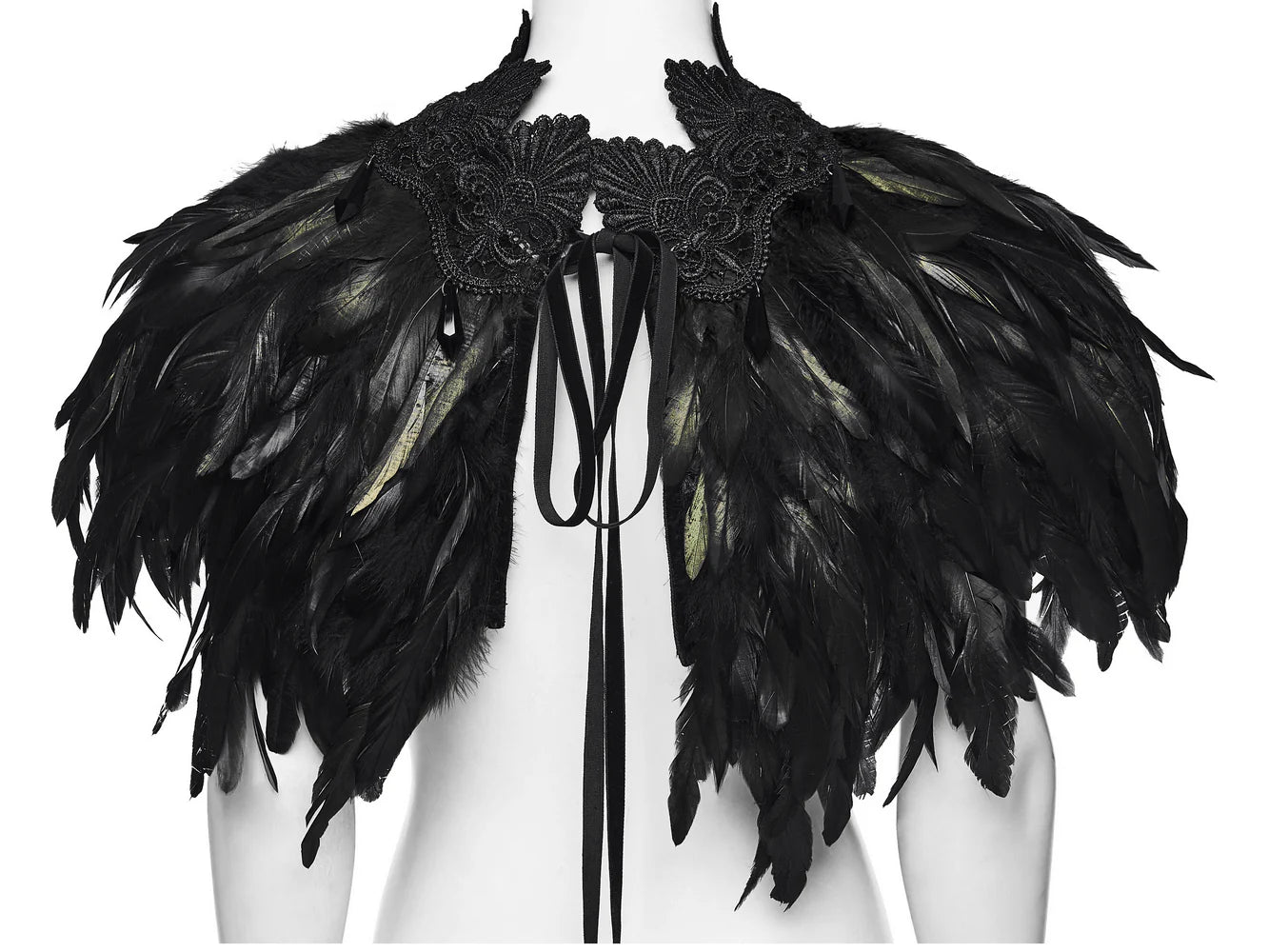 Black Swan's Palace Feather Bolero