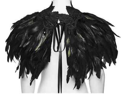 Black Swan's Palace Feather Bolero