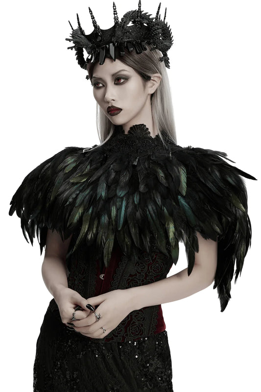 Black Swan's Palace Feather Bolero