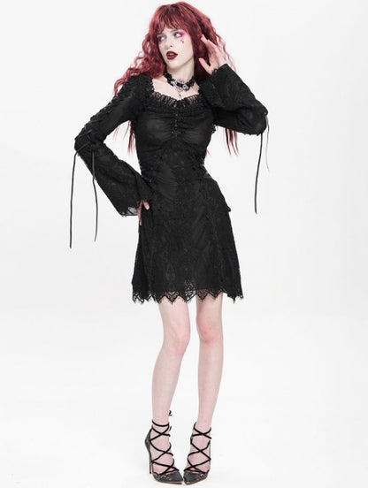 Lace Maiden Red Jurk