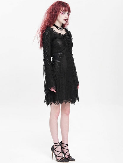 Lace Maiden Red Jurk