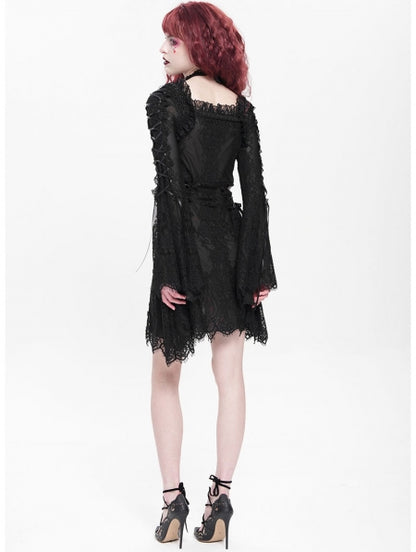 Lace Maiden Red Jurk