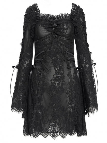 Lace Maiden Red Jurk