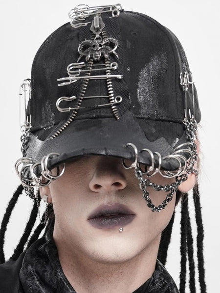 Dark Punk Studded Cap