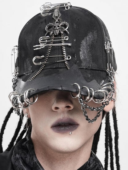 Dark Punk Studded Cap