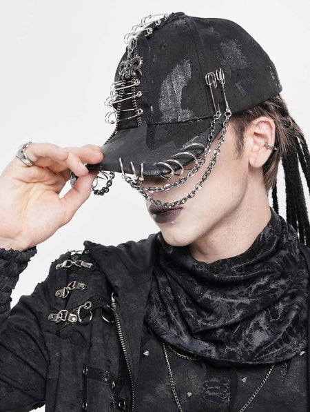 Dark Punk Studded Cap