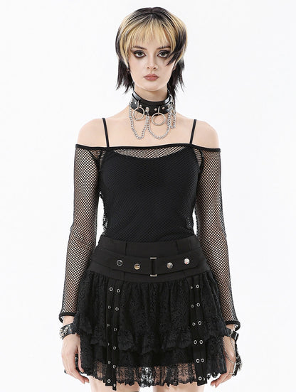 She Bites Mesh Top
