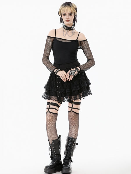 She Bites Mesh Top