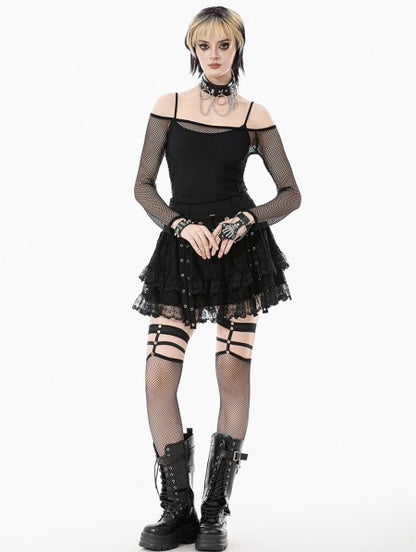She Bites Mesh Top