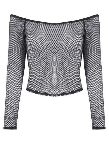 She Bites Mesh Top