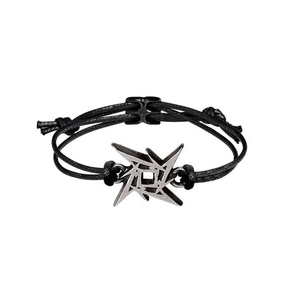 Metallica - Ninja Star - Leren Armband - Alchemy