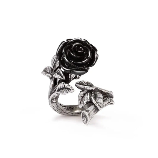 Alchemy - Wild Black Rose Ring