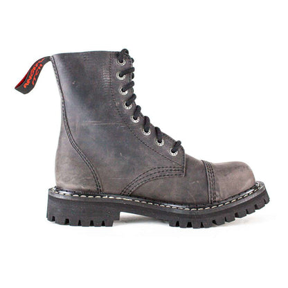 Angry Itch - 8 Eye Vintage Dark Brown Ranger