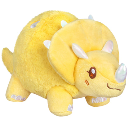 Gele Triceratops Snacker - Mini Squishable