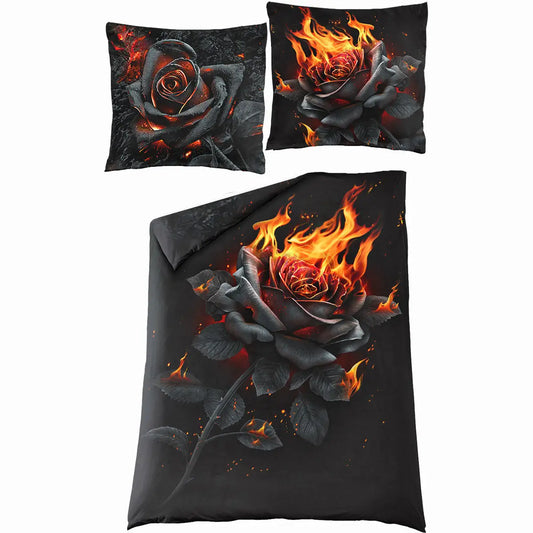 Burnt Rose Dekbedovertrek (1 pers)