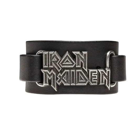 Iron Maiden - Logo - Leren Armband - Alchemy