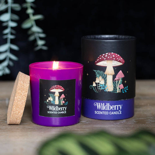 Forest Mushroom Wildberry-kaars