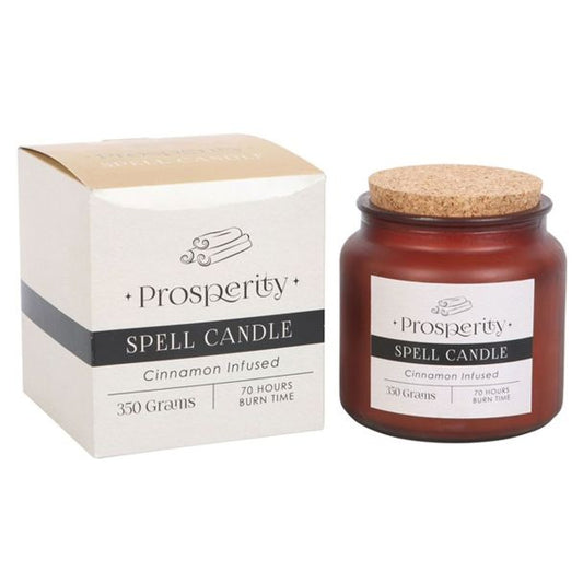 Cinnamon Prosperity Spell Candle