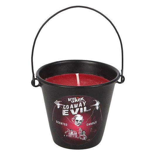 Go Away Evil - Candle Bucket Geurkaars