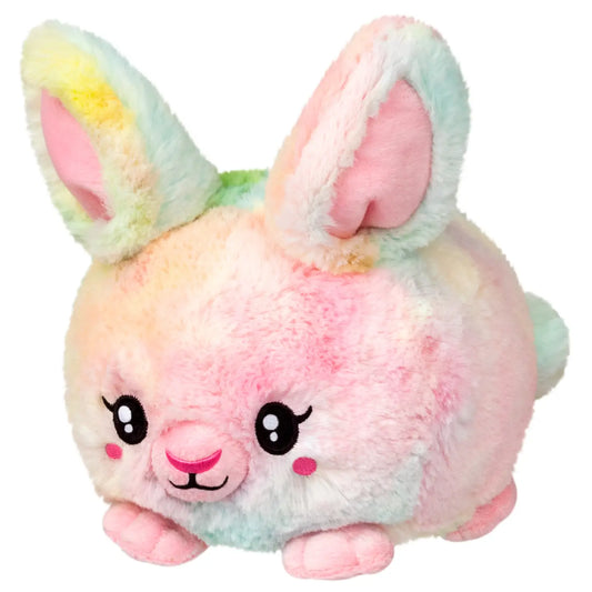 Snugglemi Snackers - Fluffy Bunny - Pastel Tie Dye - Mini Squishable